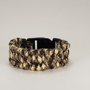 Paracord Bracelet (Tan & Brown)